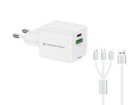 Conceptronic ALTHEA16W cargador de dispositivo móvil Universal Blanco Corriente alterna Carga rápida Interior
