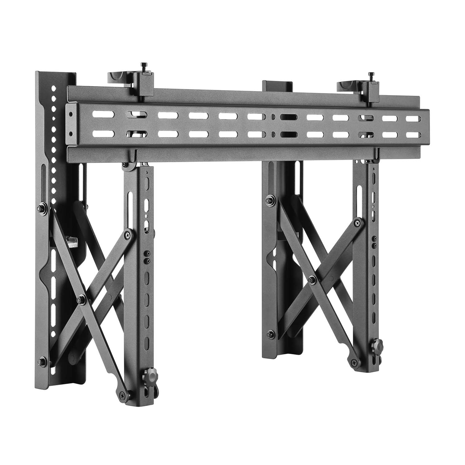 AISENS Soporte para Videowall Nivelable y Función Pop-Out para TV 45Kg de 37-70, Negro - Imagen 2