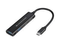 Conceptronic HUBBIES12B hub de interfaz USB 3.2 Gen 1 (3.1 Gen 1) Type-C 5000 Mbit/s Negro