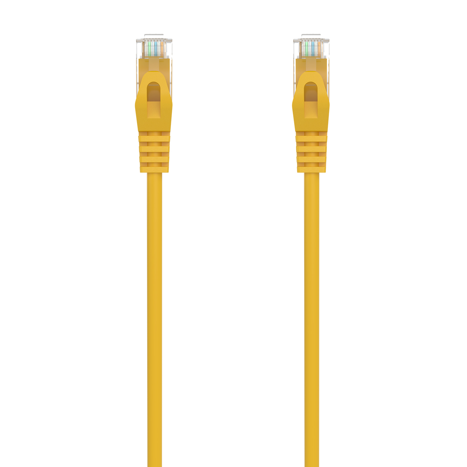 AISENS Cable de Red Latiguillo RJ45 LSZH Cat.6A 500 Mhz UTP AWG24, Amarillo, 3.0M
