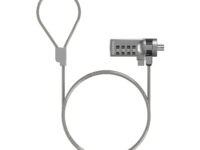 AISENS Cable de Seguridad con Cerradura de Combinacion para Ordenador, Monitor, Portatil 1.5M