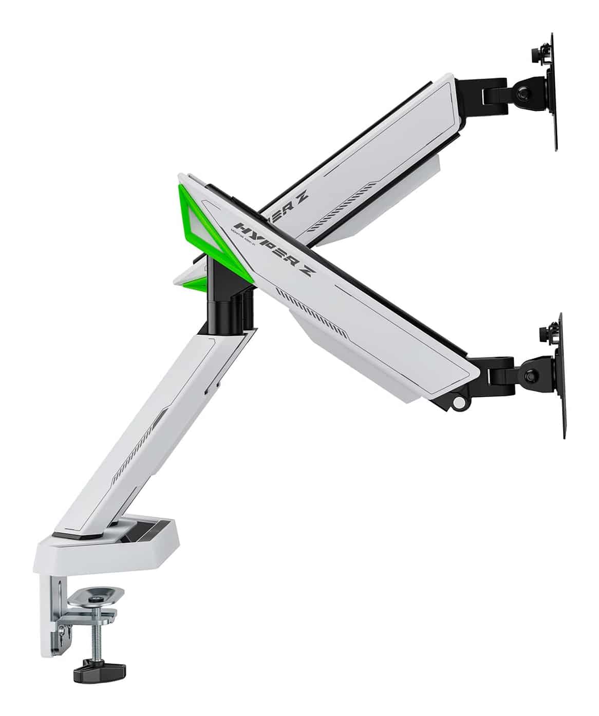 AISENS DT38TSR-345 soporte para monitor 96,5 cm (38') Escritorio Negro, Blanco - Imagen 3