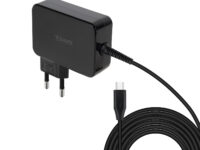 TooQ Cargador de portátil GAN USB-C PD3.0 90W, Negro
