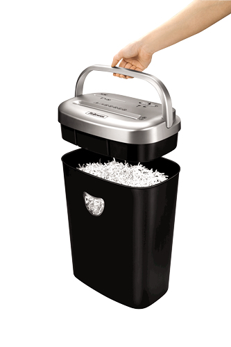 Fellowes 53C triturador de papel Corte cruzado 22 cm Negro - Imagen 2