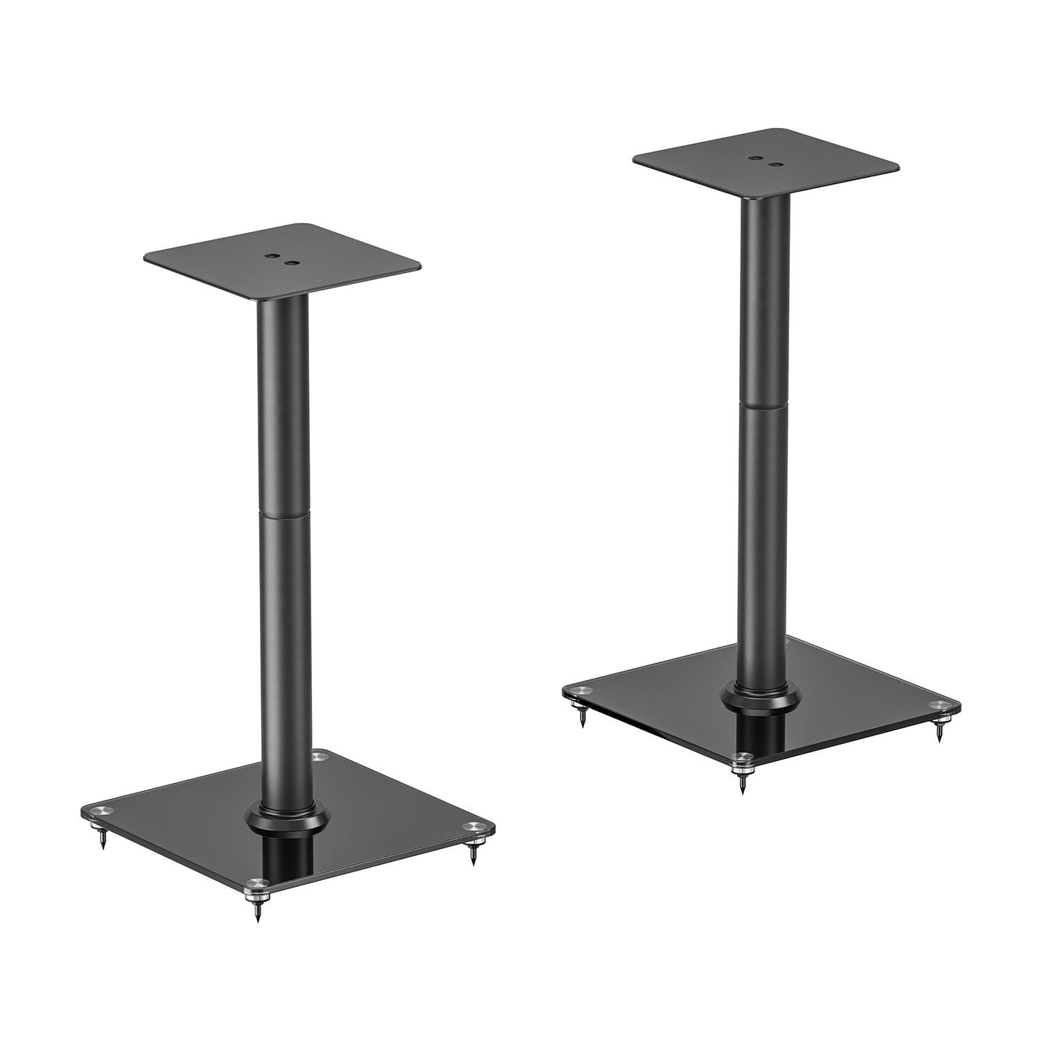 AISENS Soporte Universal De Suelo Para Altavoces, Negro - Imagen 3