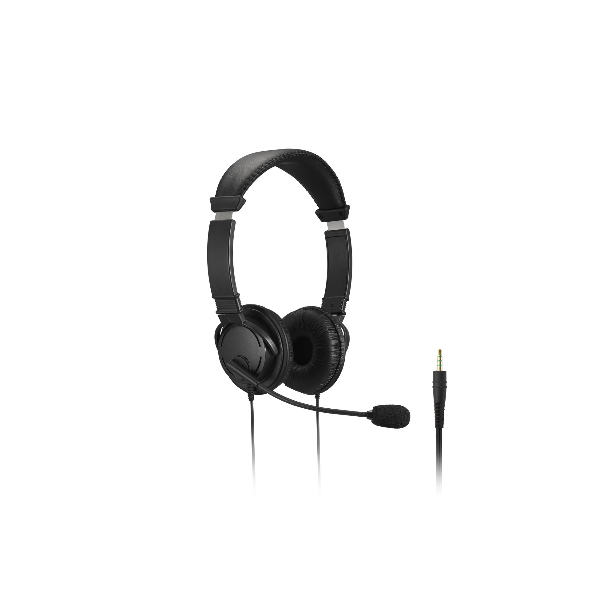 Kensington Auriculares clásicos de 3,5 mm con micrófono y control de volumen