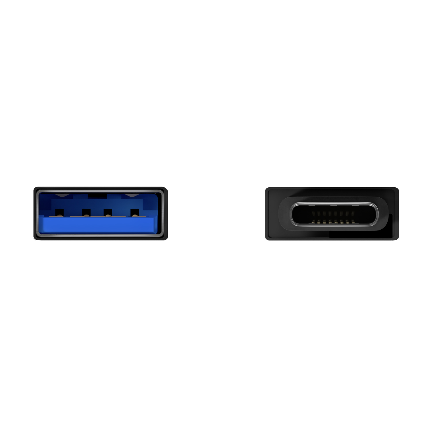 AISENS Mini Adaptador Aluminio USB 3.2 Gen1 3A, Tipo USB-C/M-A/H, Negro - Imagen 2