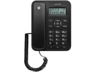 Motorola CT202 Teléfono analógico Identificador de llamadas Negro