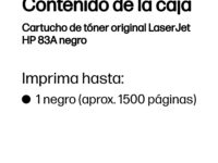 HP Cartucho de tóner original LaserJet 83A negro