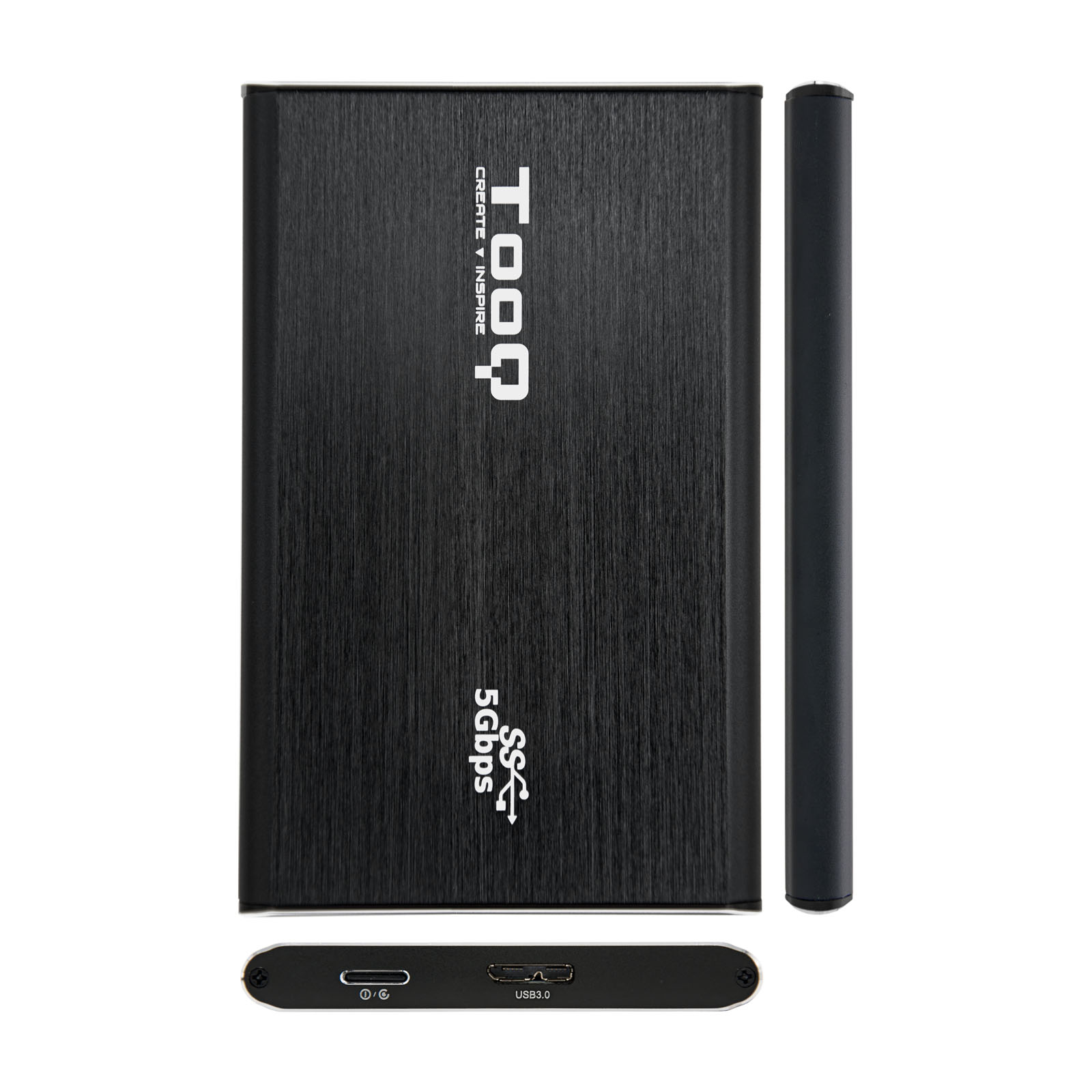TooQ TQE-2529B caja para disco duro externo Carcasa de disco duro/SSD Negro 2.5' - Imagen 3