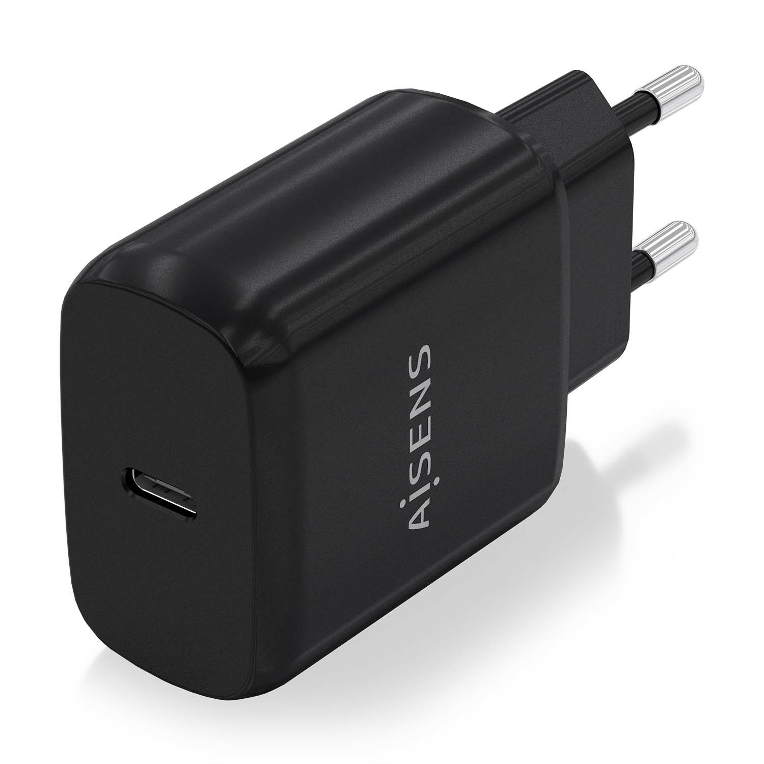 AISENS Cargador USB-C PD3.0 1 Puerto 1xUSB-C 25W, Negro - Imagen 2