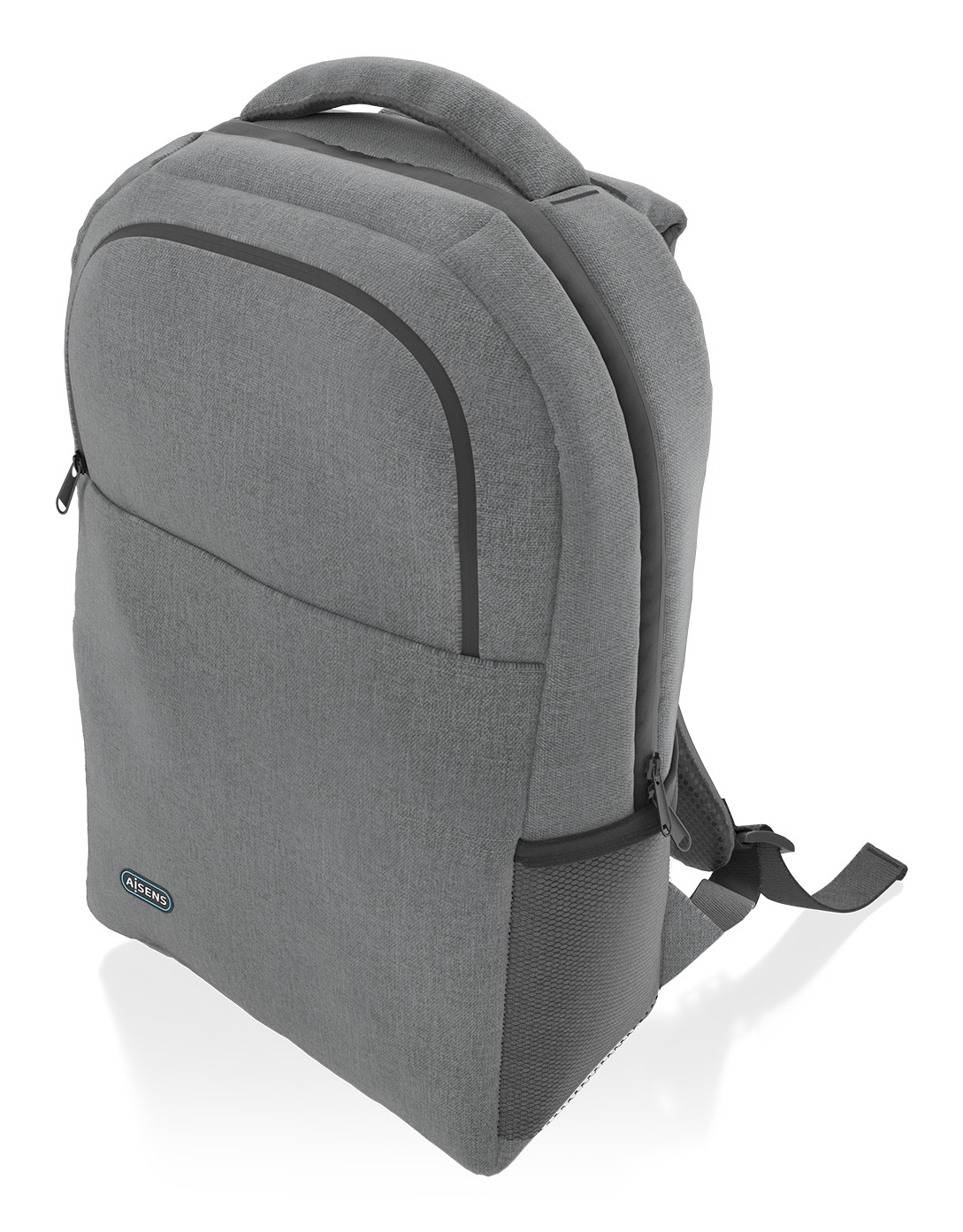 AISENS Mochila premium para portátil 15.6, Gris - Imagen 2