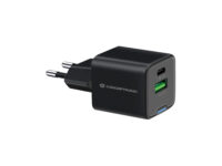 Conceptronic ALTHEA15B cargador de dispositivo móvil Universal Negro Corriente alterna Carga rápida Interior