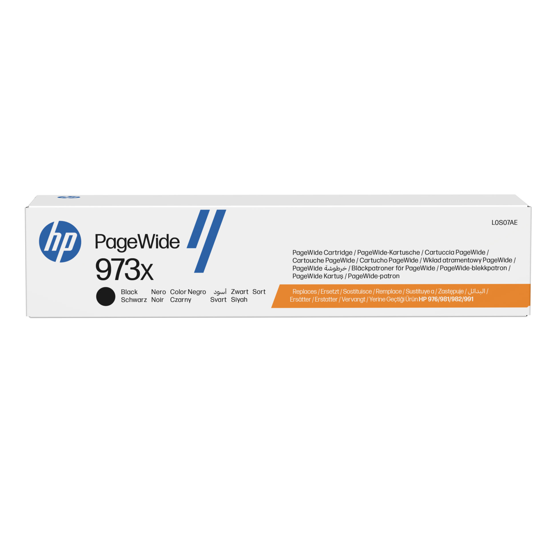 HP Cartucho negro original PageWide 973X de alto rendimiento