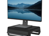 Fellowes 100016560 soporte para monitor Escritorio Negro, Gris