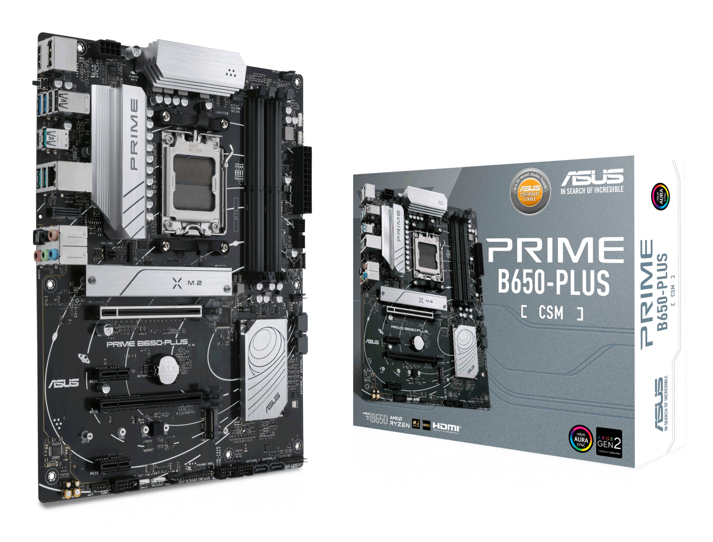 ASUS PRIME B650-PLUS-CSM AMD B650 Zócalo AM5 ATX