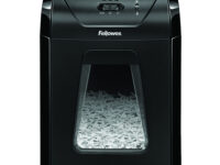 Fellowes Powershred 12C triturador de papel Corte cruzado 22,5 cm Negro
