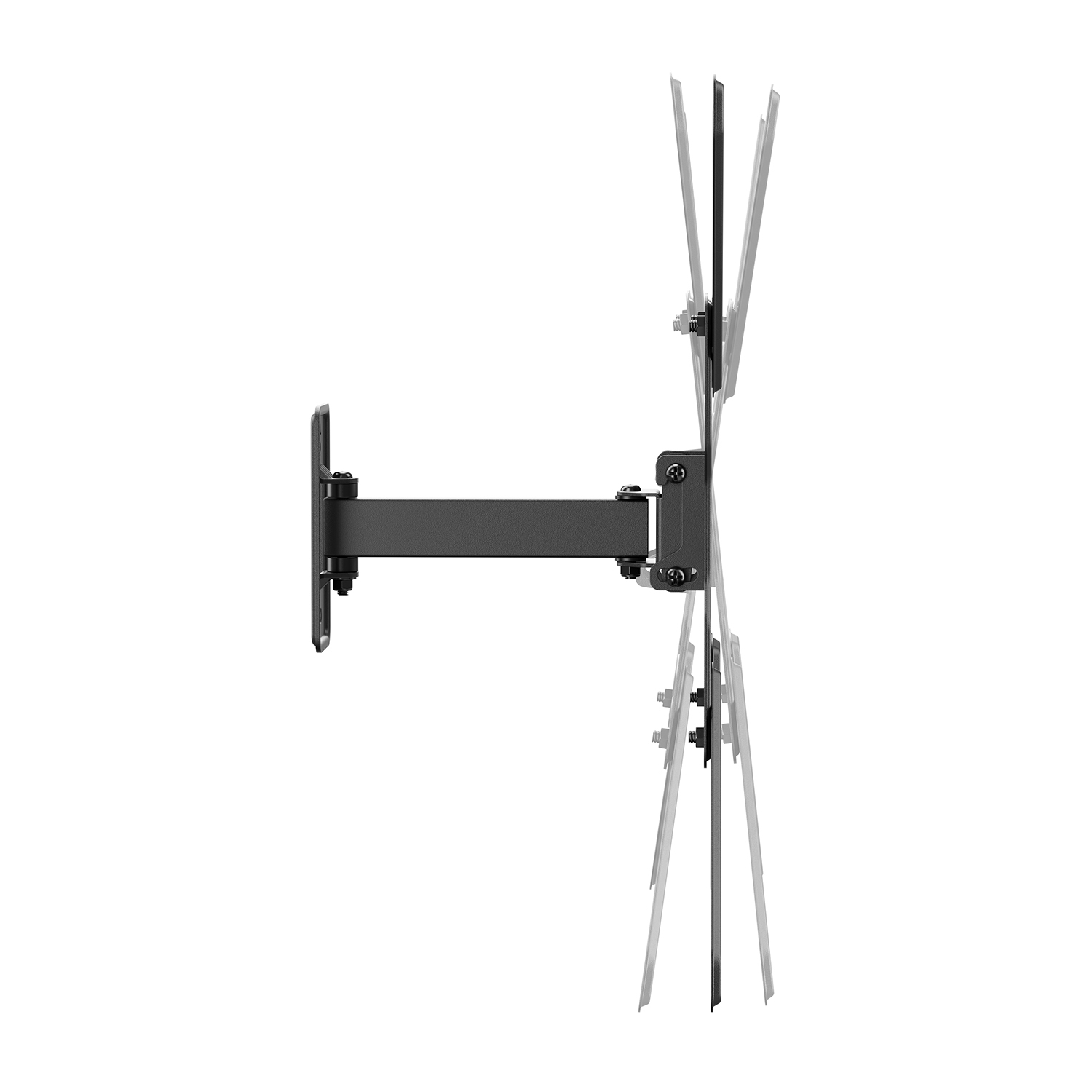 AISENS Soporte Eco Giratorio, Inclinable Para Monitor/TV 30kg (2 Pivotes) De 23'-65', Negro - Imagen 2