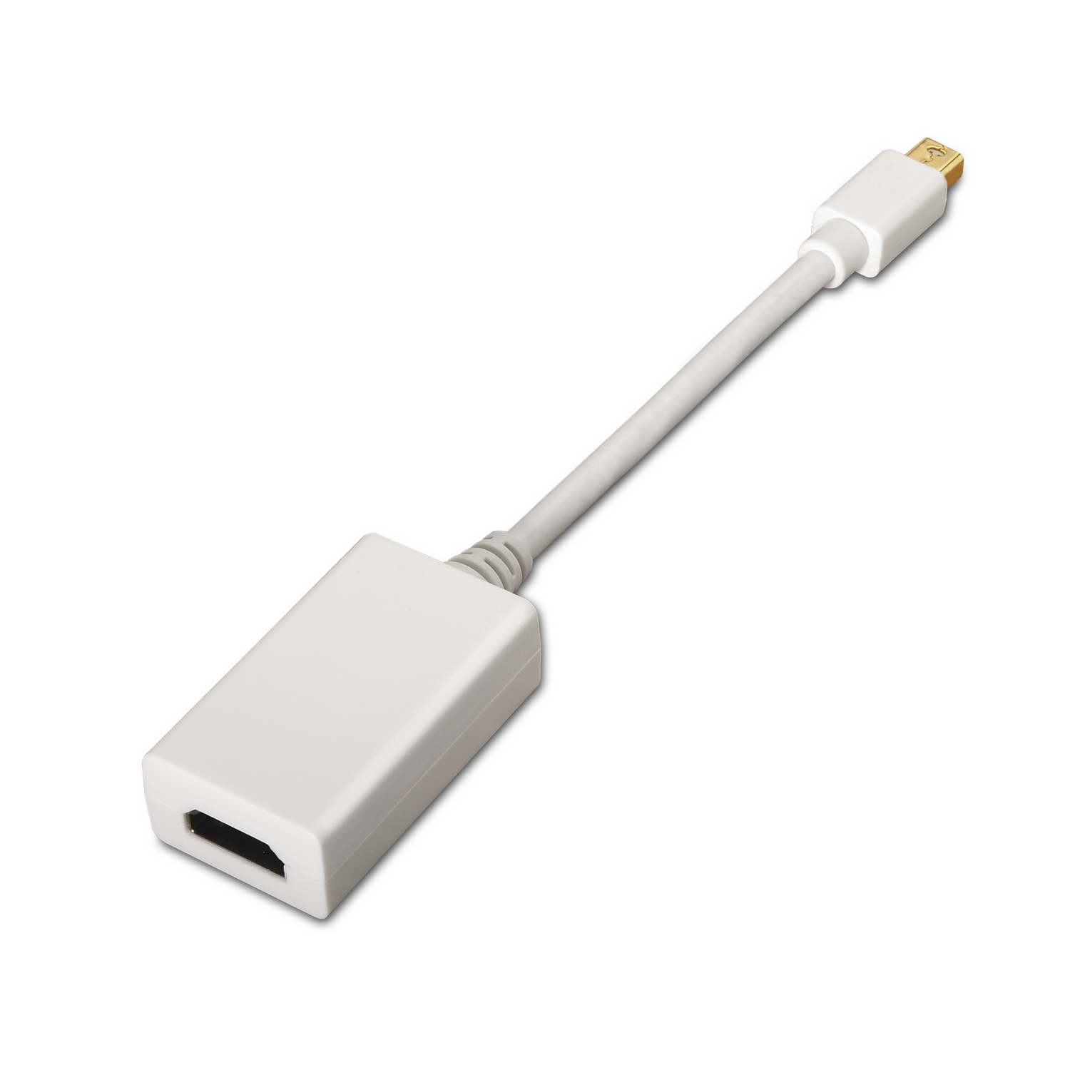 AISENS A125-0138 adaptador de cable de vídeo 0,15 m Mini DisplayPort HDMI Blanco - Imagen 2