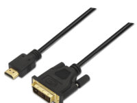 AISENS A117-0090 adaptador de cable de vídeo 1,8 m HDMI tipo A (Estándar) DVI 18+1 Negro