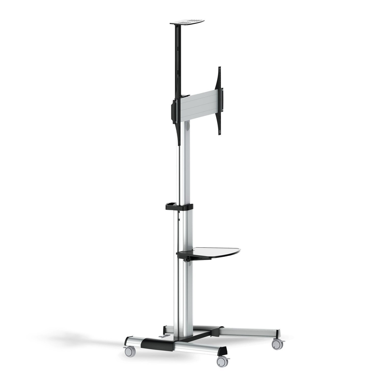 AISENS FT70TRE-037 soporte para pantalla de señalización 177,8 cm (70') Negro, Plata - Imagen 2