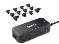 TooQ TQLC-90BS02AT adaptador e inversor de corriente Interior 90 W Negro