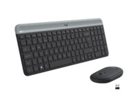 Logitech Slim MK470 teclado Ratón incluido Universal RF inalámbrico QWERTY Español Grafito