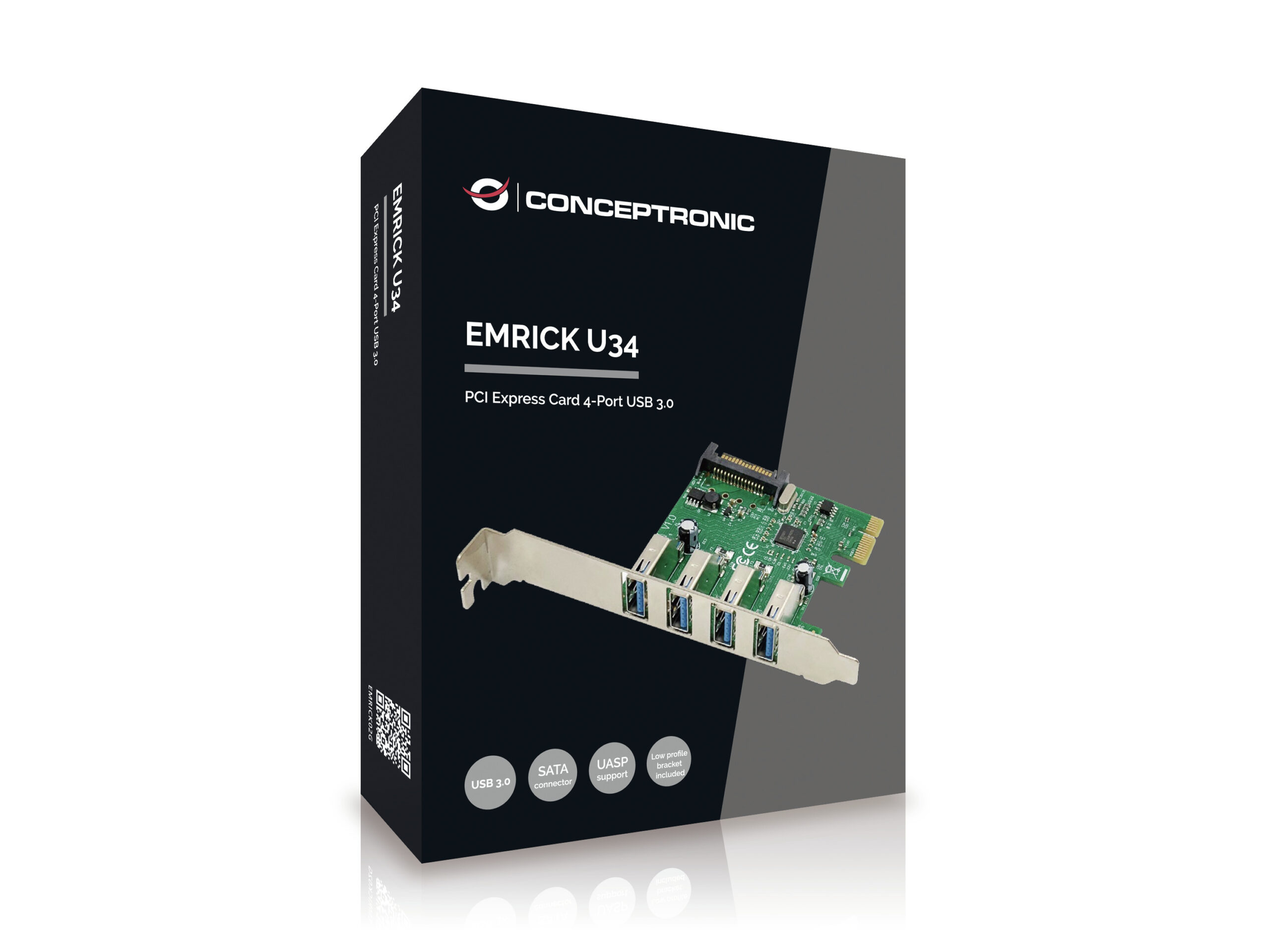Conceptronic EMRICK02G tarjeta y adaptador de interfaz Interno USB 3.2 Gen 1 (3.1 Gen 1)