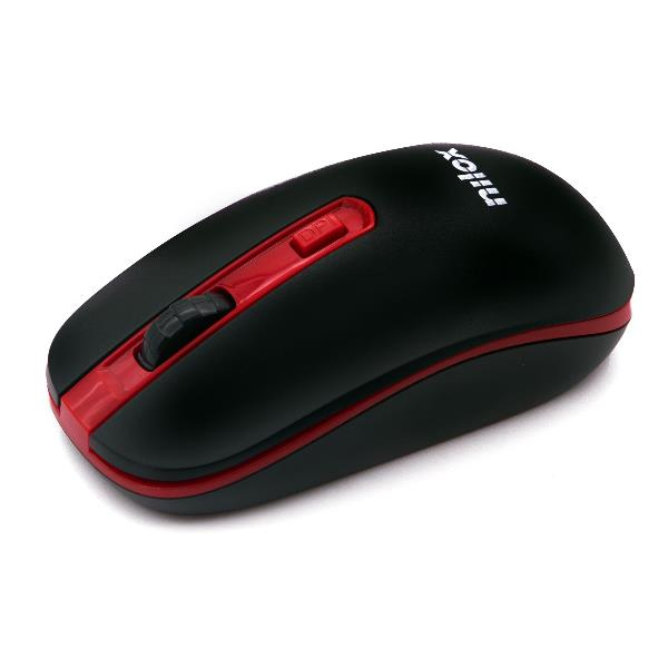 Nilox MOUSE WIRELESS BLACK/RED 1600 DPI - Imagen 2