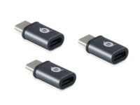 Conceptronic DONN05G cambiador de género para cable USB 2.0 Type-C USB 2.0 Micro Negro