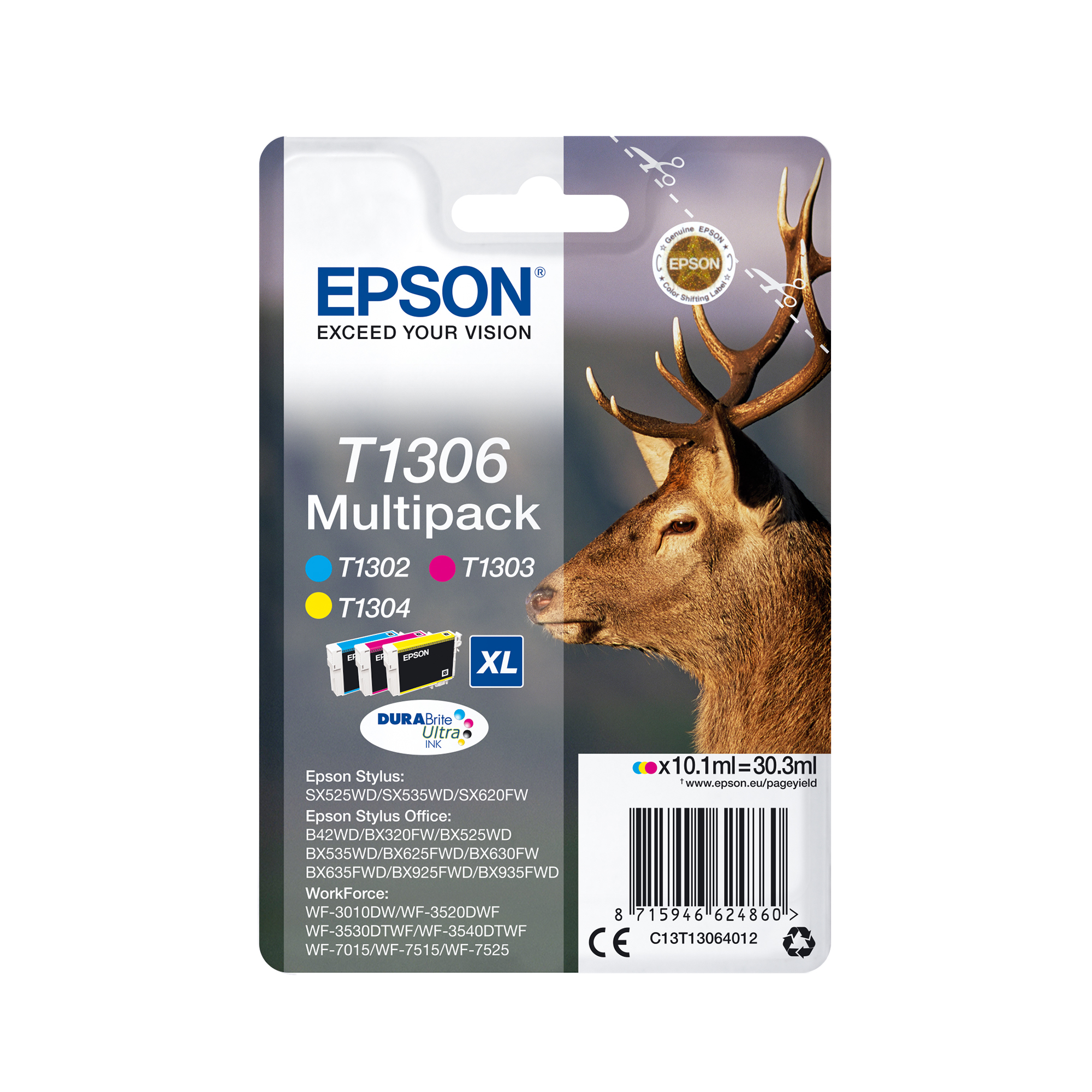 Epson Stag Tinta negra T1301 DURABrite Ultra Ciervo