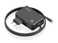 AISENS Cargador GaN 100W PD3.0 1xUSB-C 1.8m, Negro