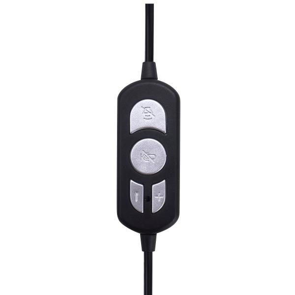 Nilox NXAU0000002 auricular y casco Auriculares Alámbrico Diadema Oficina/Centro de llamadas USB tipo A Negro - Imagen 3