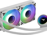 Aerocool MIRAGEL240W Refrigeración Líquida CPU 2xVentilador 12cm ARGB TDP 400W Blanco
