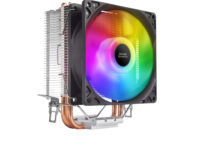 Mars Gaming MCPUARGB, Disipador CPU RGB, 2 Heatpipes HCT, TDP 130W, Silencioso, PWM