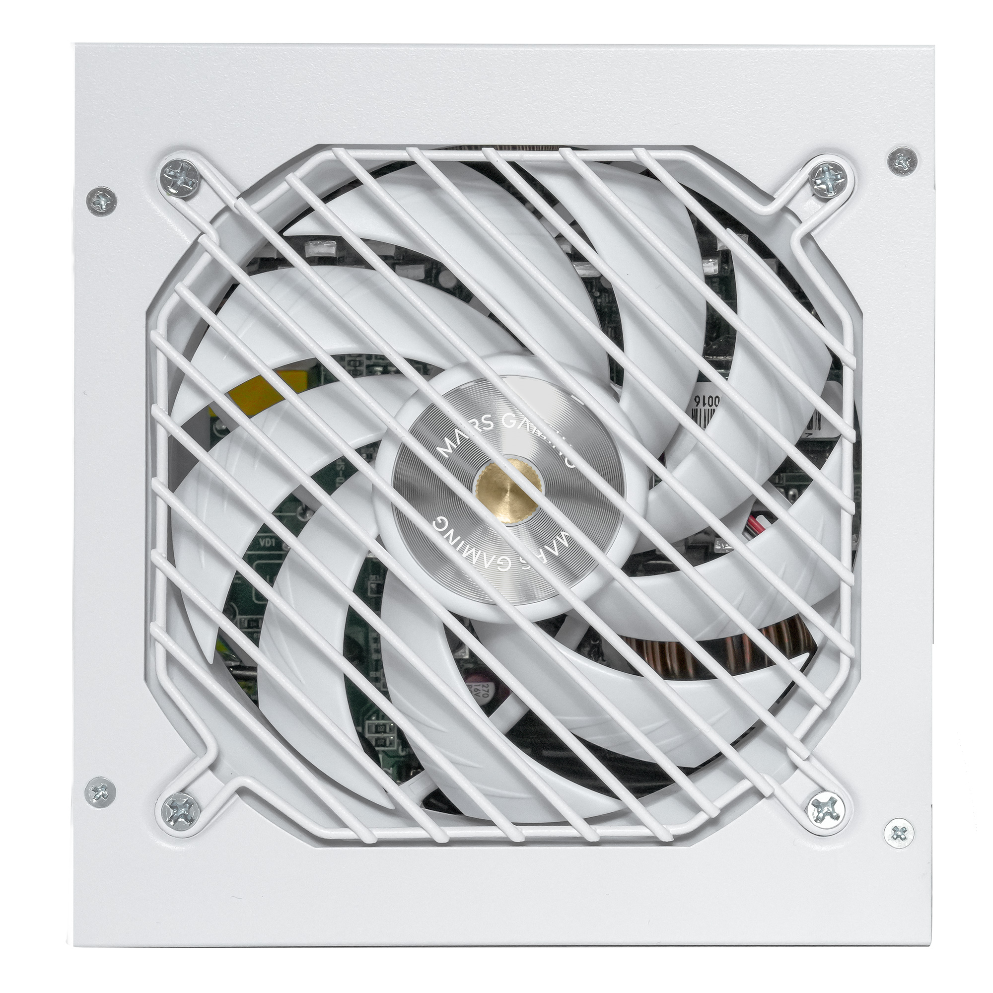 Mars Gaming MPB550SI, Fuente Alimentación PC ATX 550W, 7 Años Garantía, 80Plus Bronze 230V, 90% Eficiencia, Ventilador SI Extreme Silence con Núcleo de Cobre, Tecnologías AI2-RPM, DC-DC y SMD, Blanco