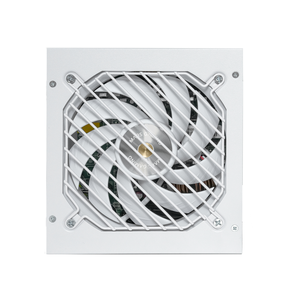 Mars Gaming MPB750PSI unidad de fuente de alimentación 750 W 24-pin ATX ATX Blanco - Imagen 3