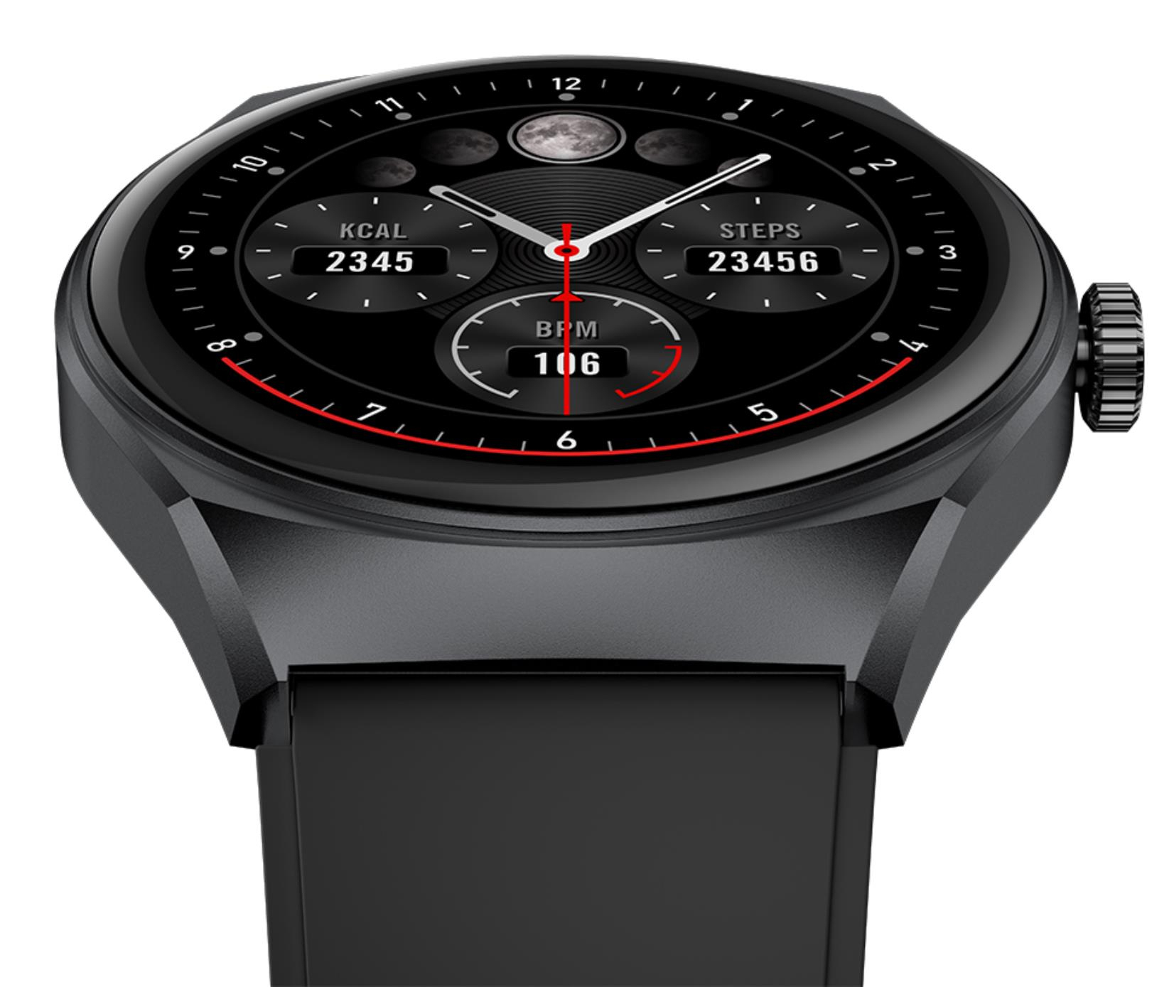 Celly TRAINERHALOBK Relojes inteligentes y deportivos 3,51 cm (1.38') Digital 240 x 240 Pixeles Negro GPS (satélite) - Imagen 3