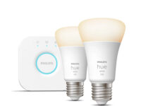 Philips Hue White Kit de inicio: 2 bombillas inteligentes E27 (1100)