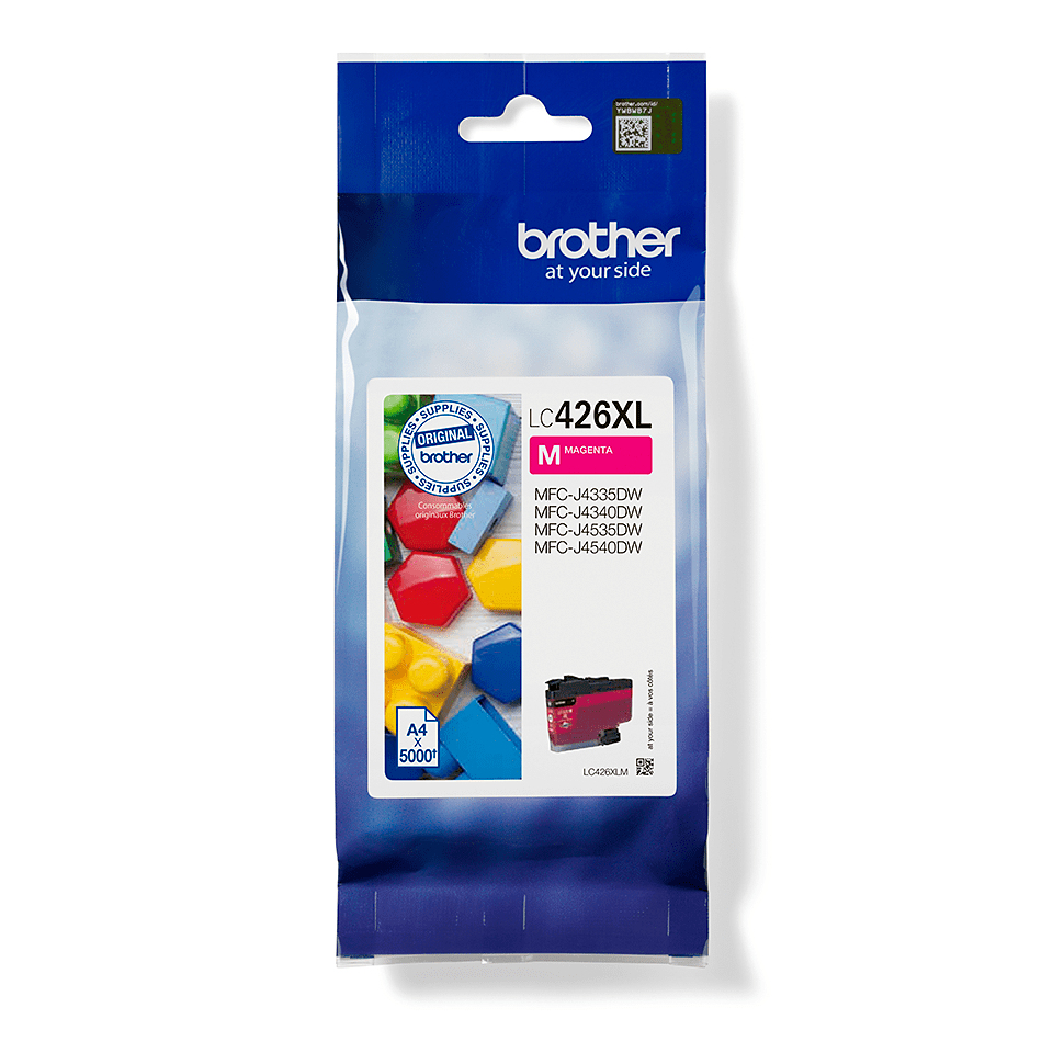 Brother LC-426XLM cartucho de tinta 1 pieza(s) Original Alto rendimiento (XL) Magenta