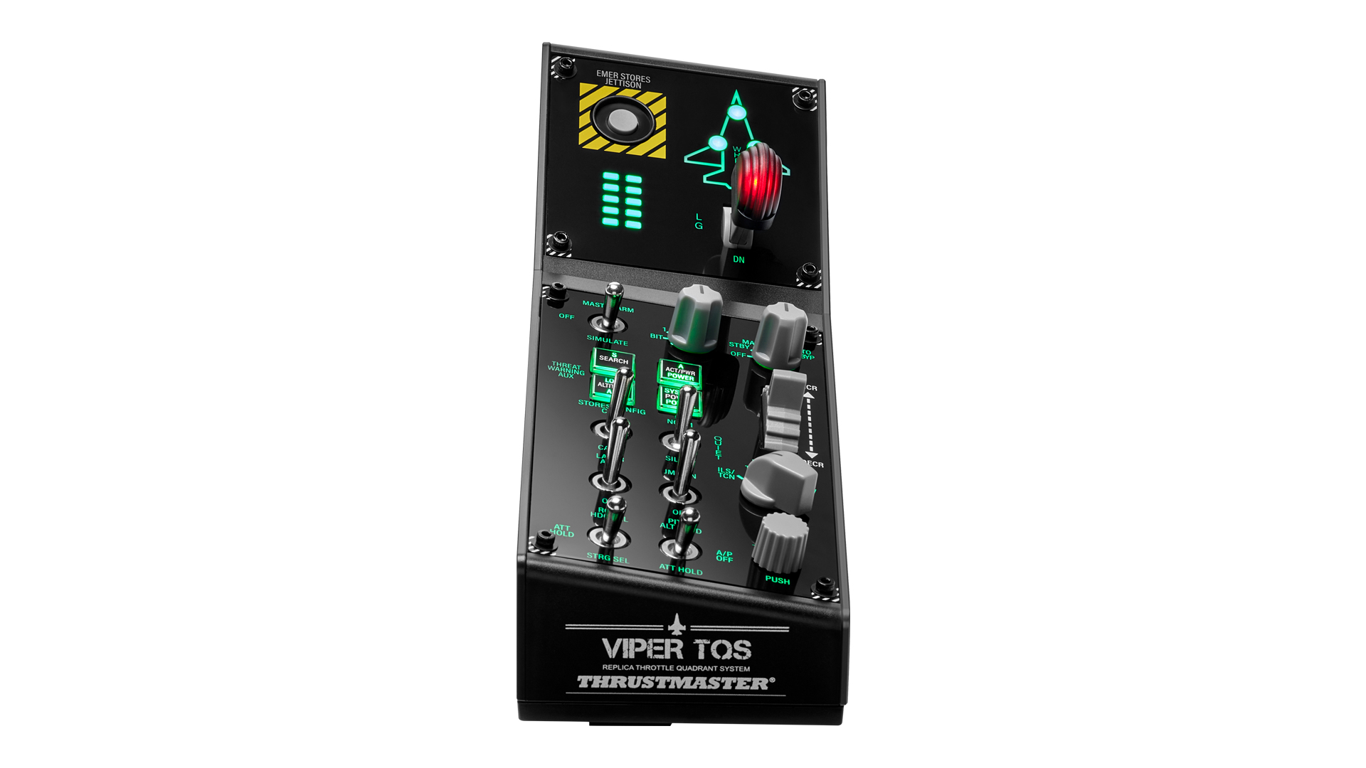 Thrustmaster Viper Panel Negro USB Simulador de Vuelo Analógico/Digital PC - Imagen 2