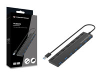 Conceptronic HUBBIES19BP hub de interfaz USB 3.2 Gen 1 (3.1 Gen 1) Type-A 5000 Mbit/s Negro
