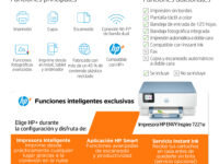 HP ENVY Inspire 7221e Inalámbrico All-in-One Color Impresora, Instant Ink; Impresión de fotografías