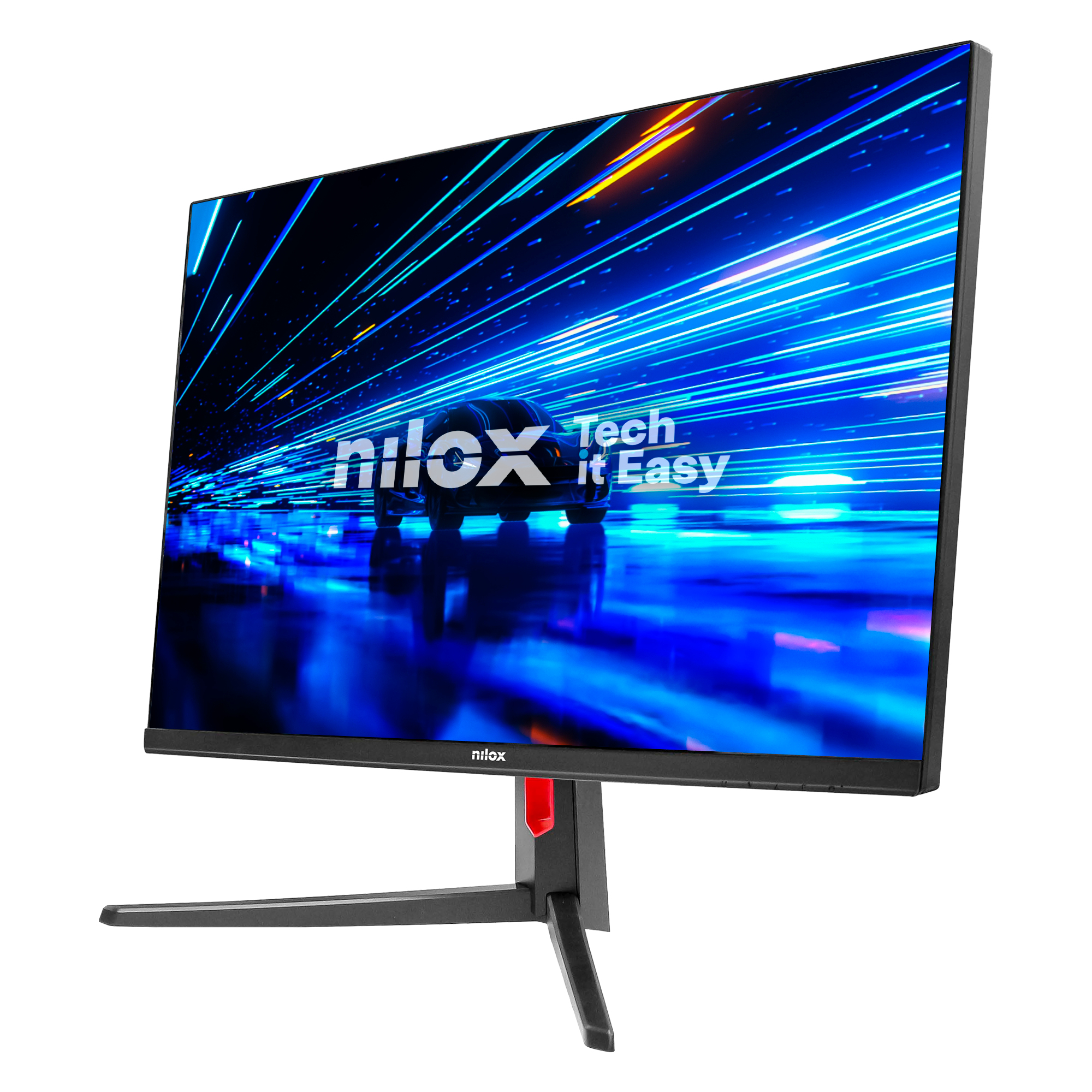 Nilox MONITOR 27 CURVO 200HZ 2K HDMI DP pantalla para PC 68,6 cm (27') 2560 x 1440 Pixeles LCD Negro - Imagen 2