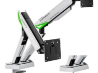 AISENS DT38TSR-345 soporte para monitor 96,5 cm (38') Escritorio Negro, Blanco