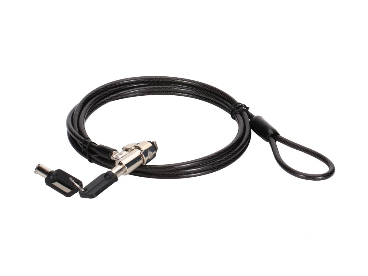 Conceptronic CUSTODIO02BS cable antirrobo Negro 1,8 m