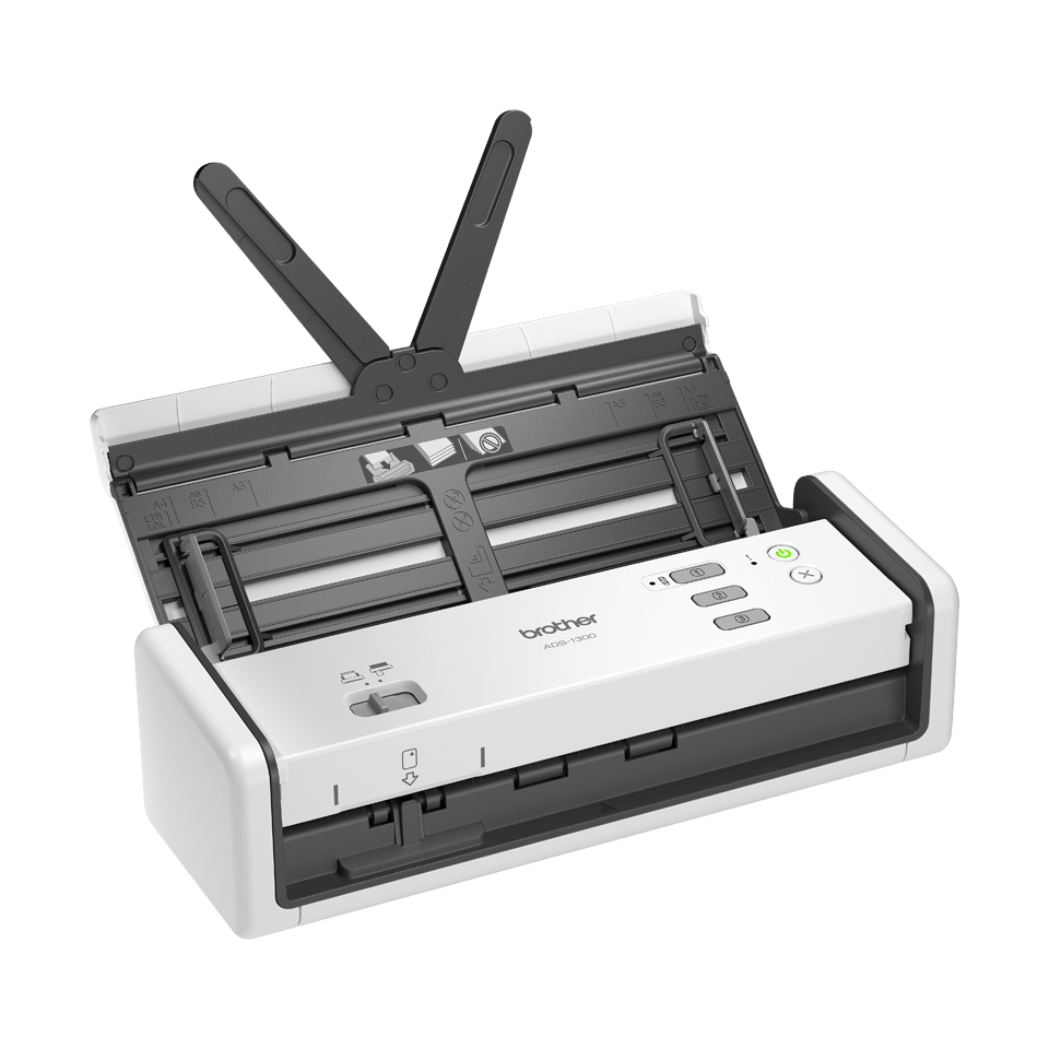 Brother ADS-1300 Escáner con alimentador automático de documentos (ADF) 1200 x 1200 DPI A4 Blanco - Imagen 3
