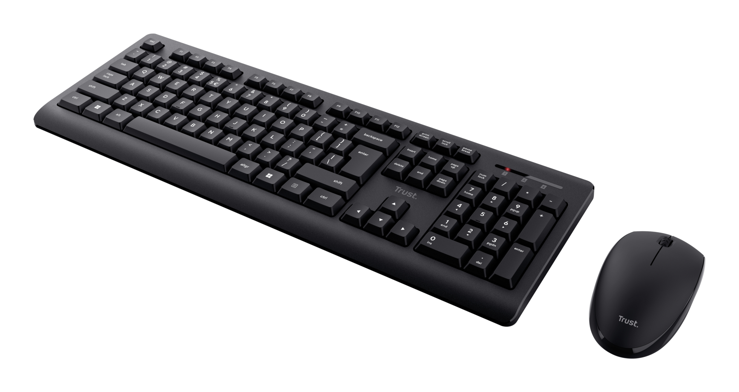 Trust Primo teclado Ratón incluido Oficina RF inalámbrico QWERTY Español Negro - Imagen 2