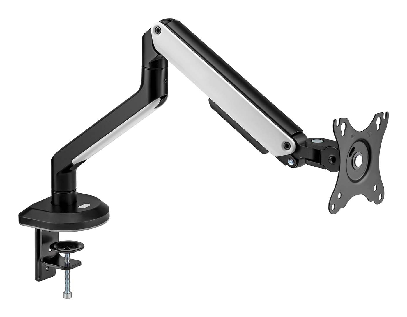 AISENS Soporte De Mesa RGB Gaming Contrapeso Giratorio E Inclinable Para Monitor/TV 9kg (3 Pivotes, 1 Brazo) De 17-32, Negro-Blanco - Imagen 2