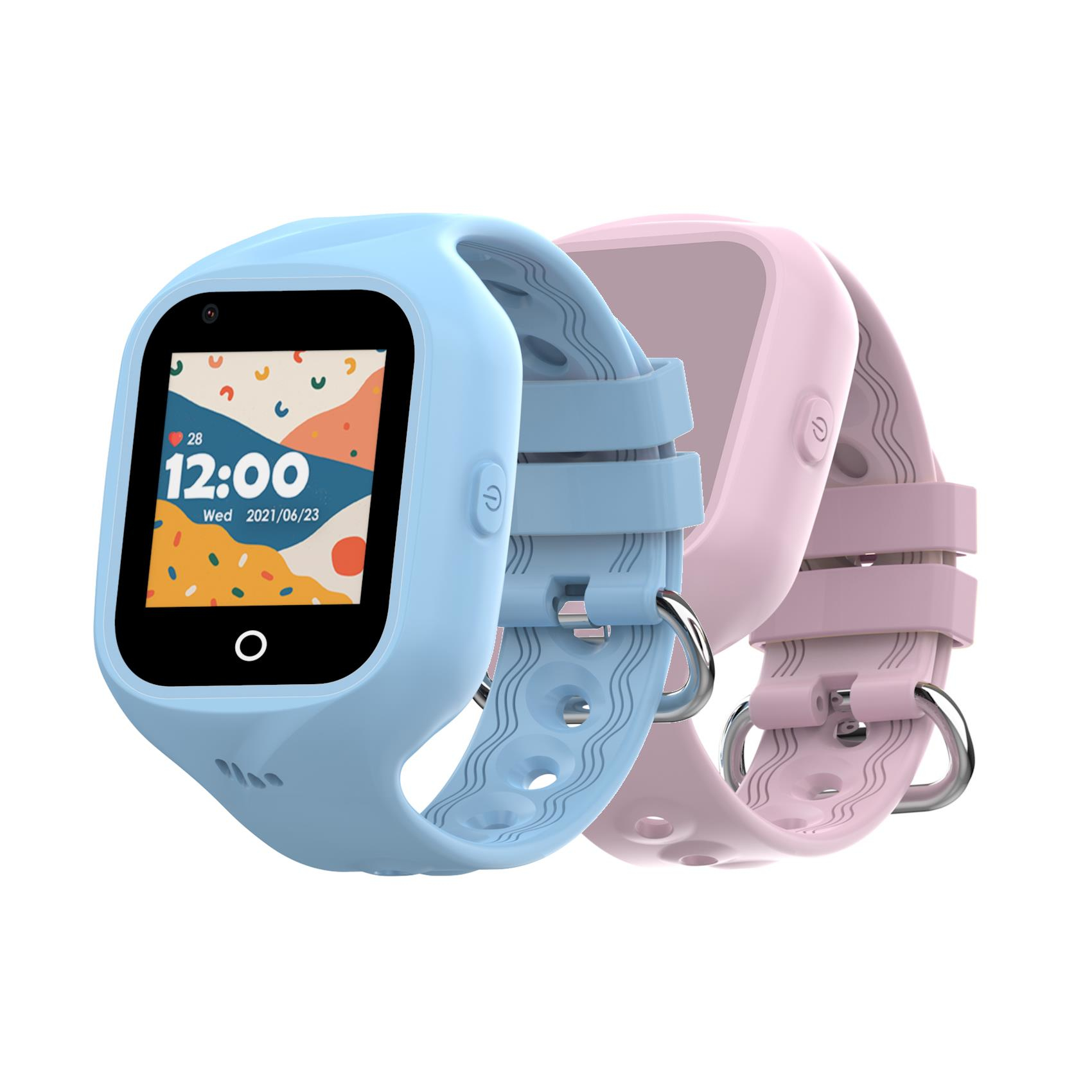 Celly KIDSWATCH4G Relojes inteligentes y deportivos 3,56 cm (1.4') Digital Pantalla táctil 4G Negro GPS (satélite)